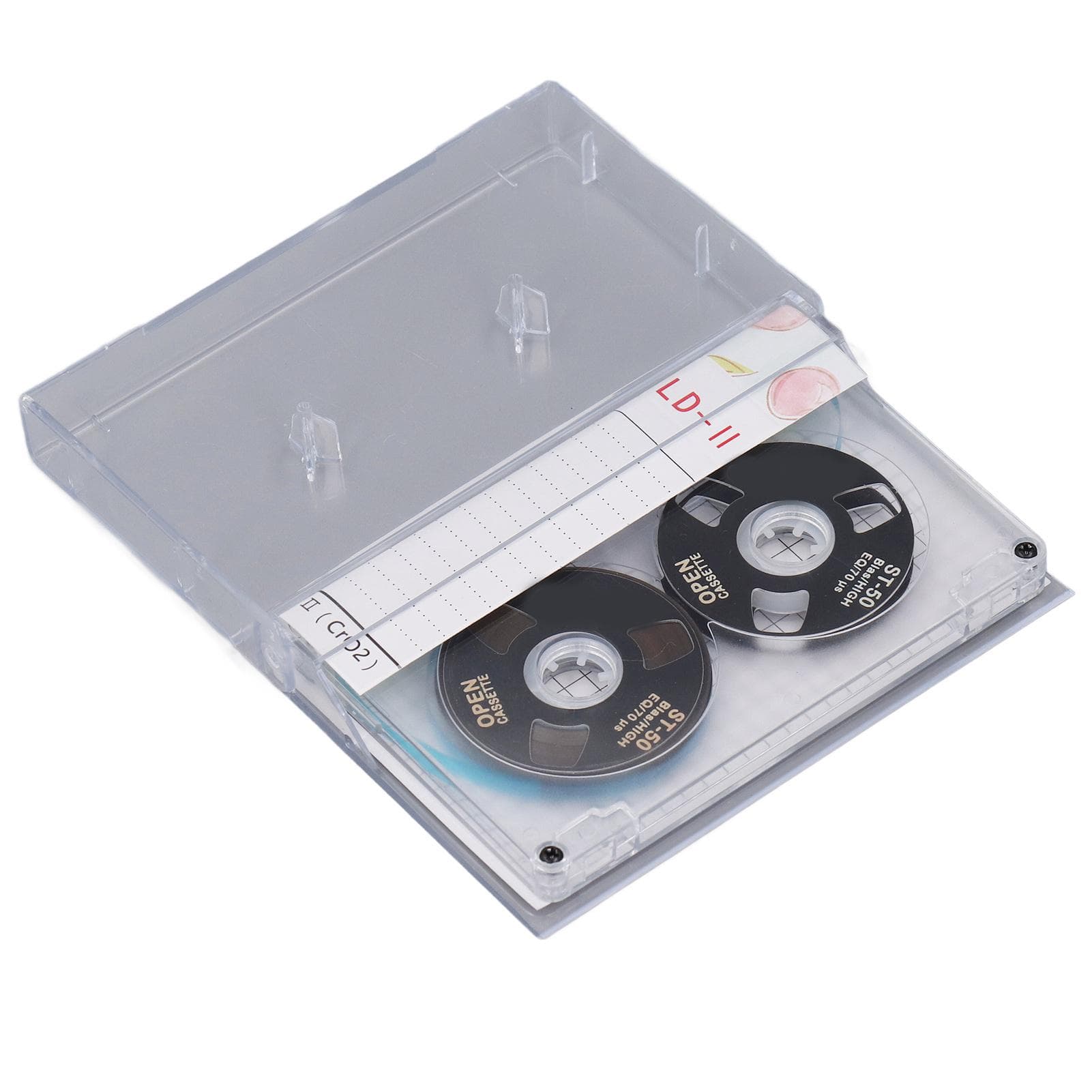 Blank Cassette Tapes High Output Low Noise DIY 46min Recording Time Reel to Reel Cassettes Tape for black