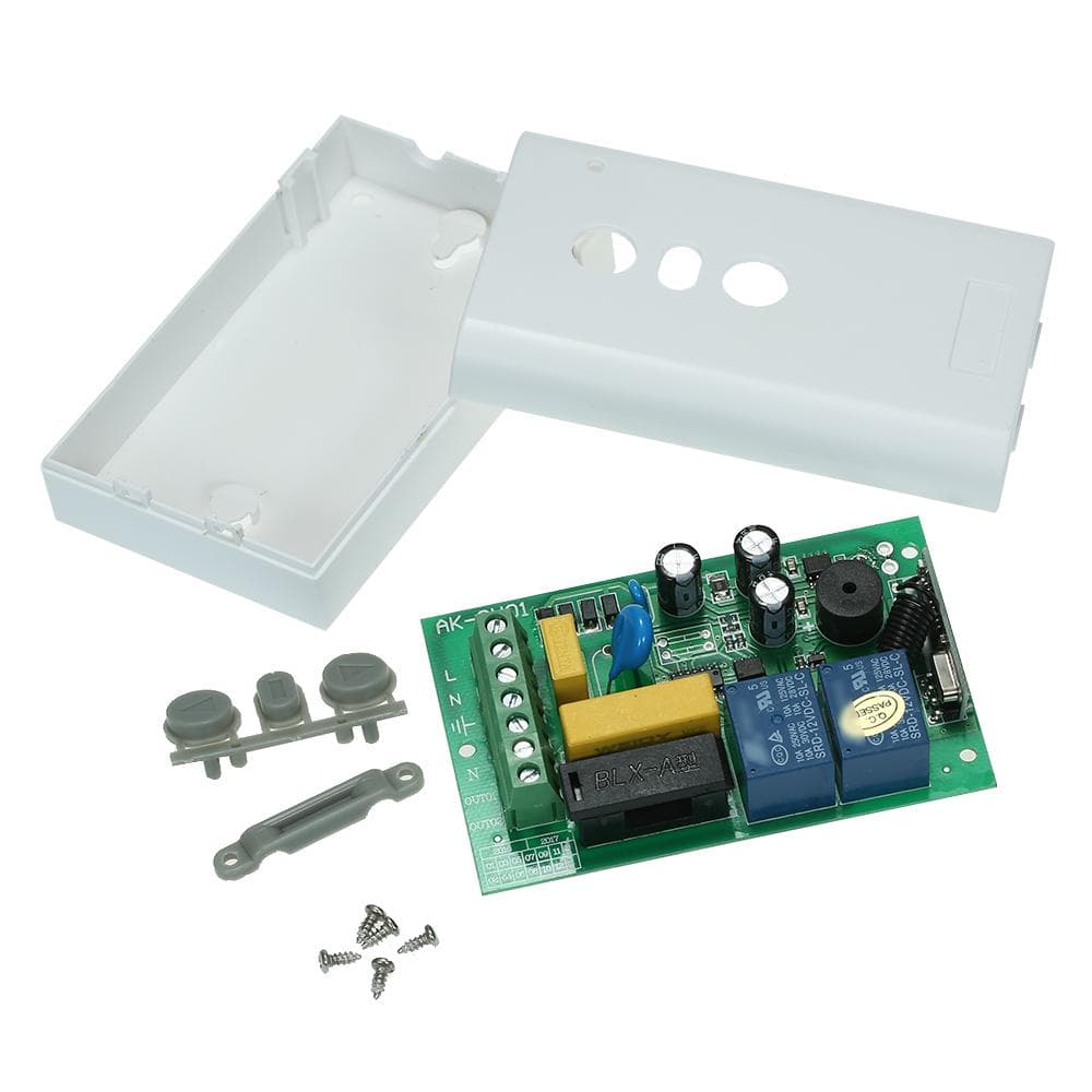AC 220V 2CH 433MHz Intelligent RF Wireless Remote Control Switch System