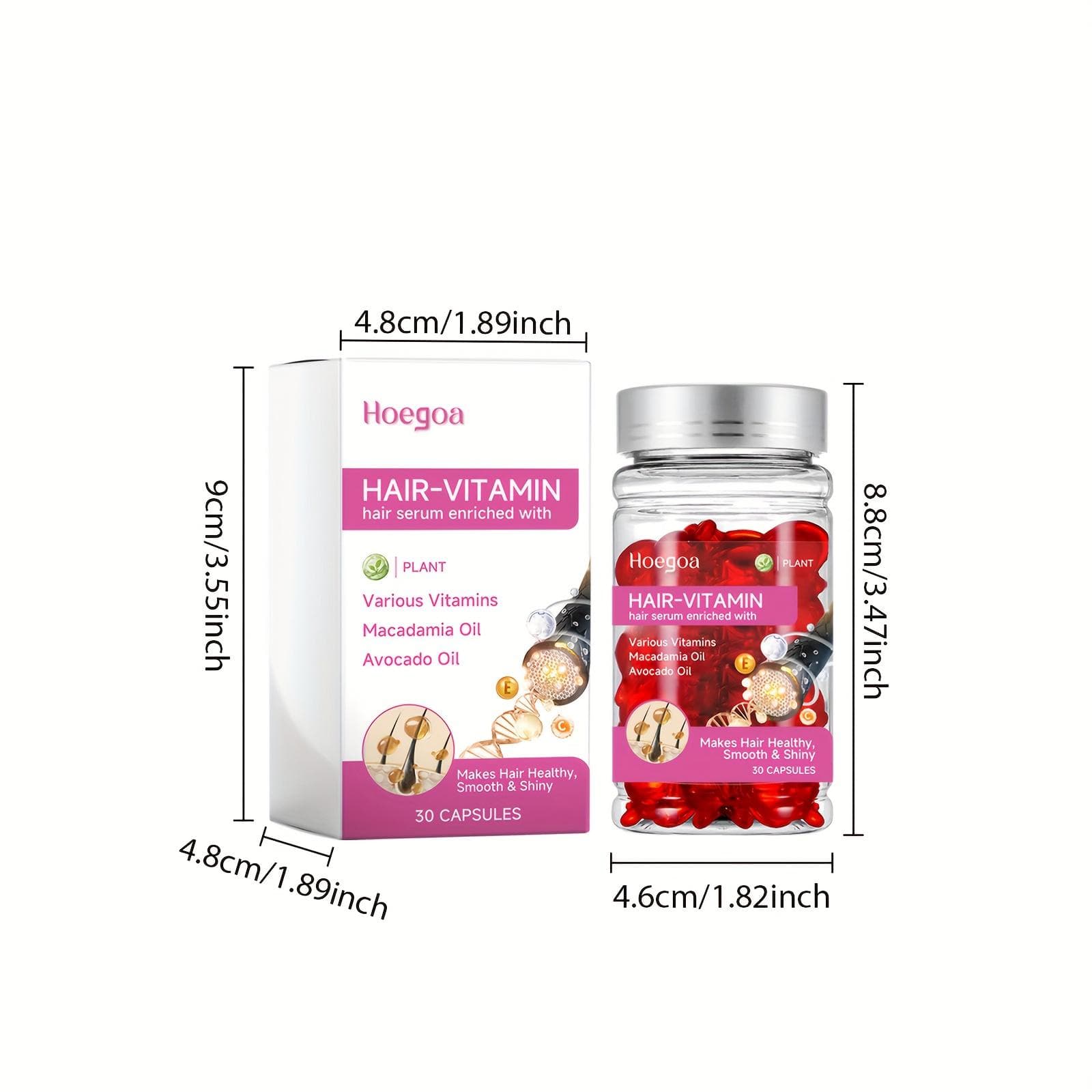 Hair Care Essence Capsules Rich In Multi-vitamins To Nourish Hair, Moisturize Hair Without Drying Out, Suitable for All Hair Types 1pc