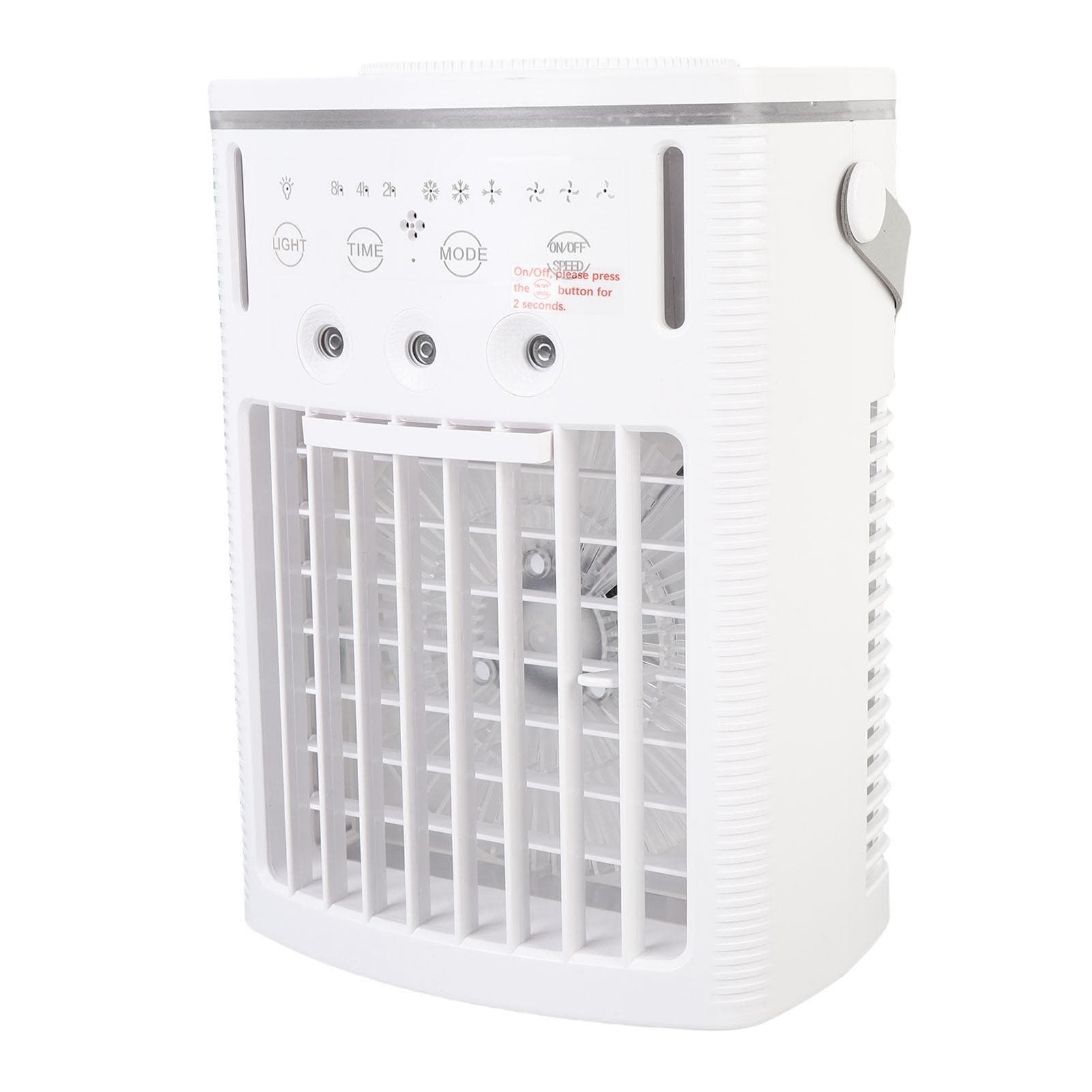 Mini Air Conditioning Portable Cooling Fan 1L Water Tank Mist Humidifier with 7 Color Lights for