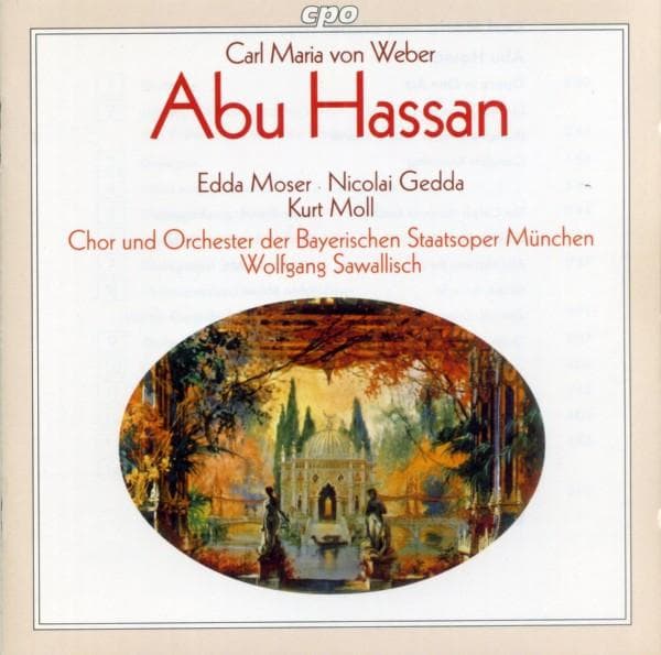 CD CARL MARIA VON WEBER - EDDA MOSER,  - Abu Hassan 995512 cpo, EMI Classi 1998 Europe Classical Used