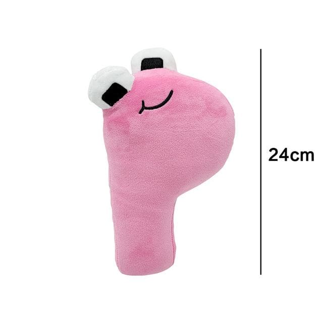Alphabet Lore Plush Toys A-Z English Letter Stuffed Animal Plushie Doll Toys Gift For Kids Children Educational Christmas Gifts P