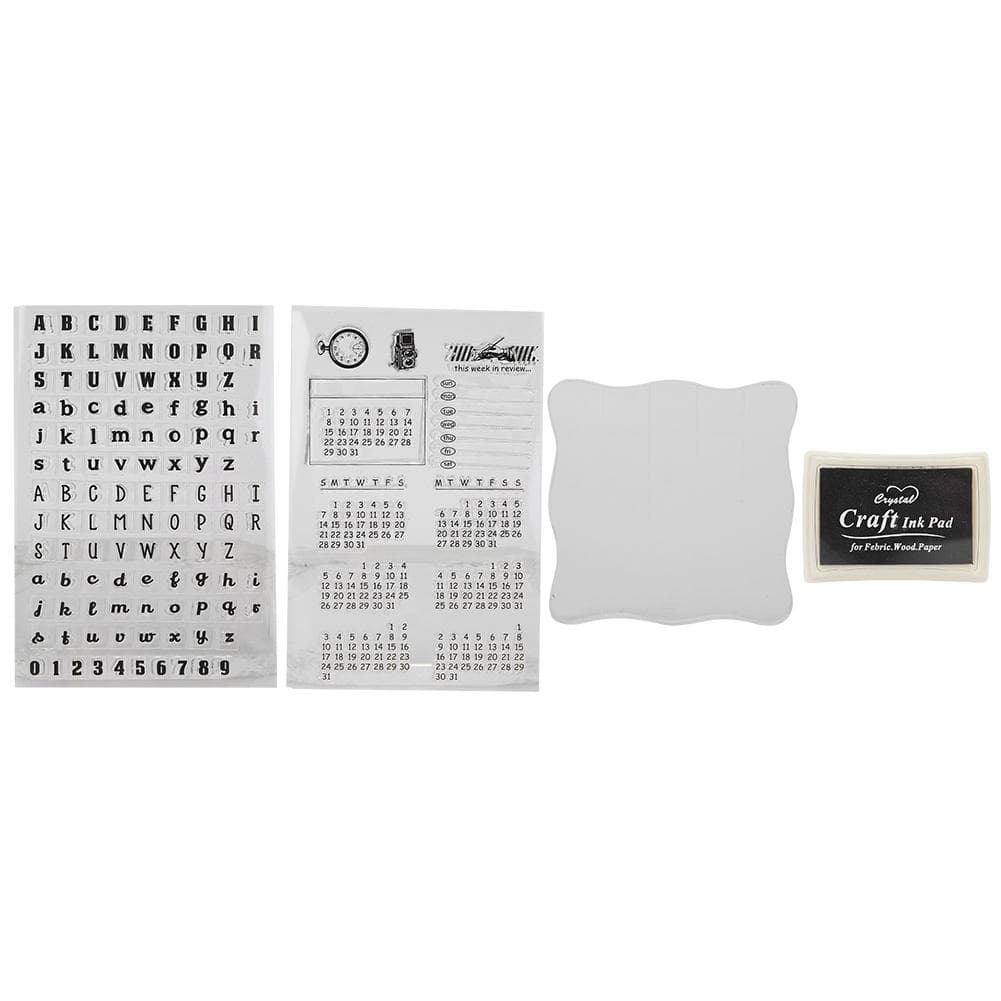 Transparent Clear Silicone Stamp DIY Hand Account Scrapbook Photo Album Decorative Calendar