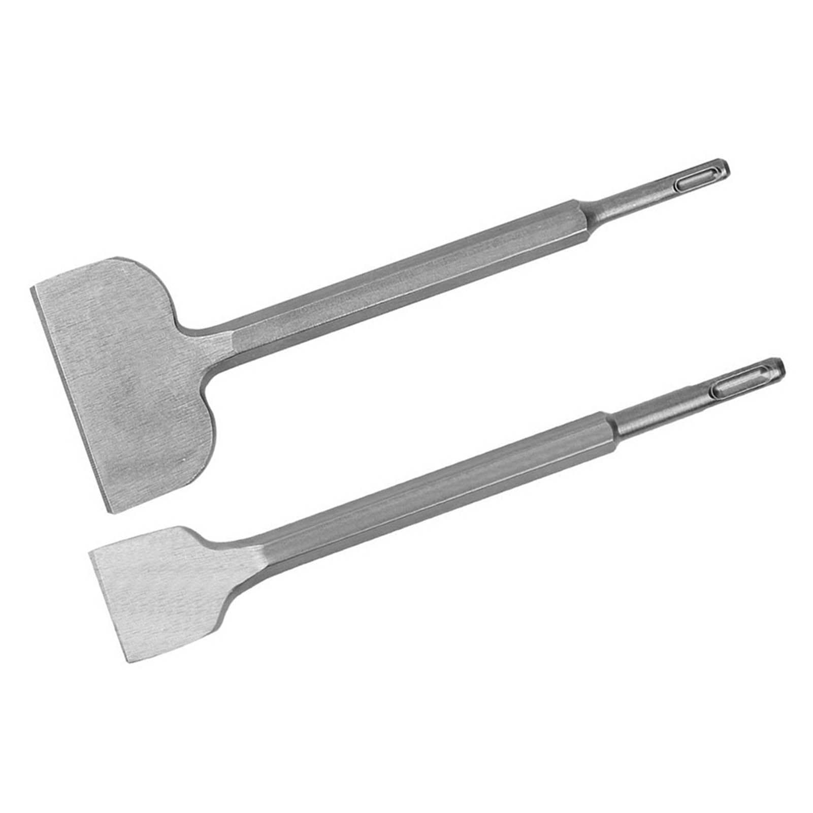 Wide Tile Removal Chisel Floor Scraper Cranked Tile Removal Chisel with Round Shank
