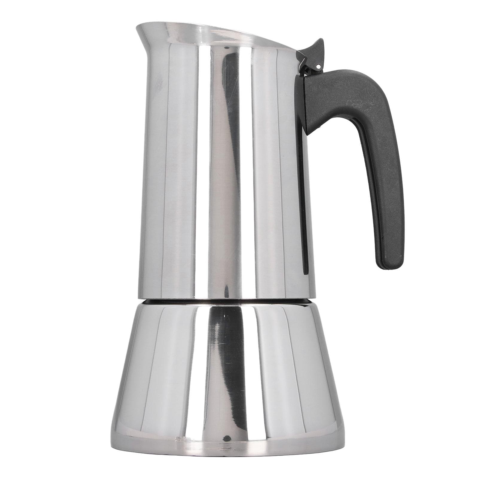 Stovetop Moka Pot 430 Stainless Steel Portable Stovetop Coffee Making Pot for Induction Cooktops 9 6 Cup