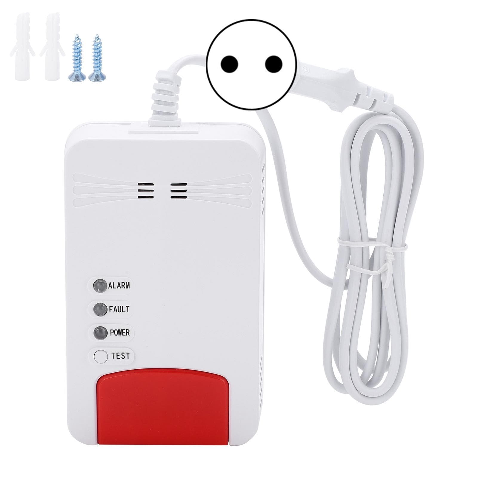 Gas Detector CH4 CO Combustible Explosive Leak Alarm Sensor for Home School Company