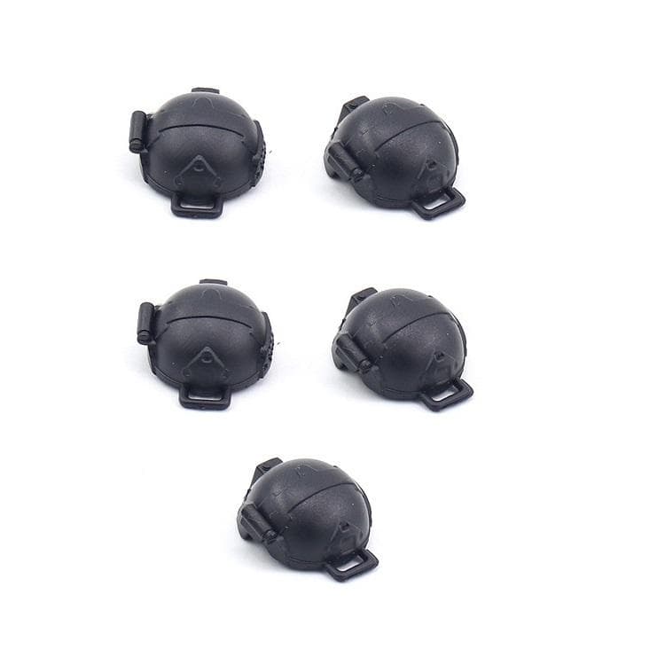 5pcs Set Military MiniFigure Accessories Special Forces Vest MOC SWAT Soldier Blocks Bricks Model Building Kits Education Toys