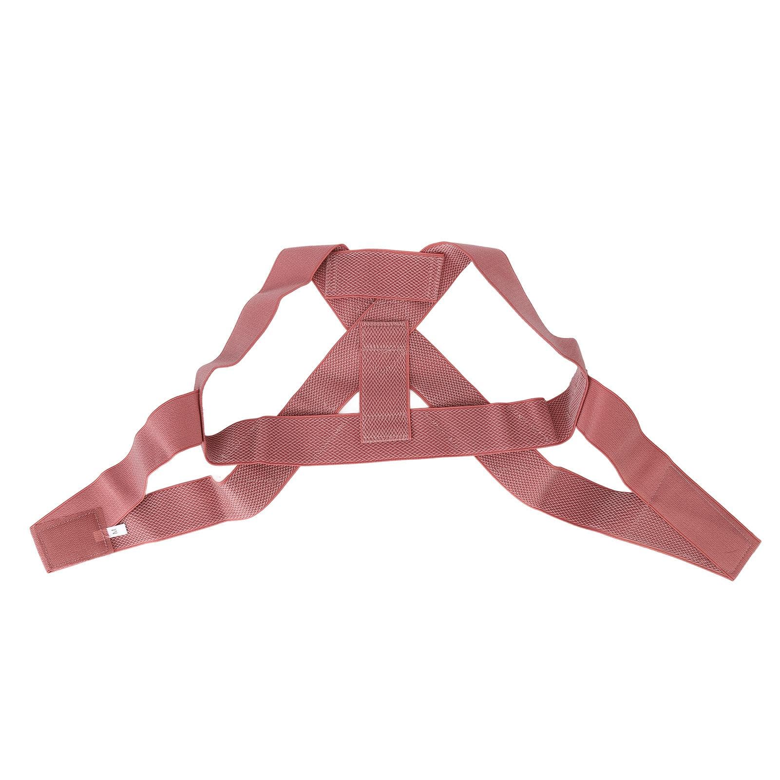 Posture Corrector Breathable Back Support Brace Back Posture Corrector for Man Woman Red