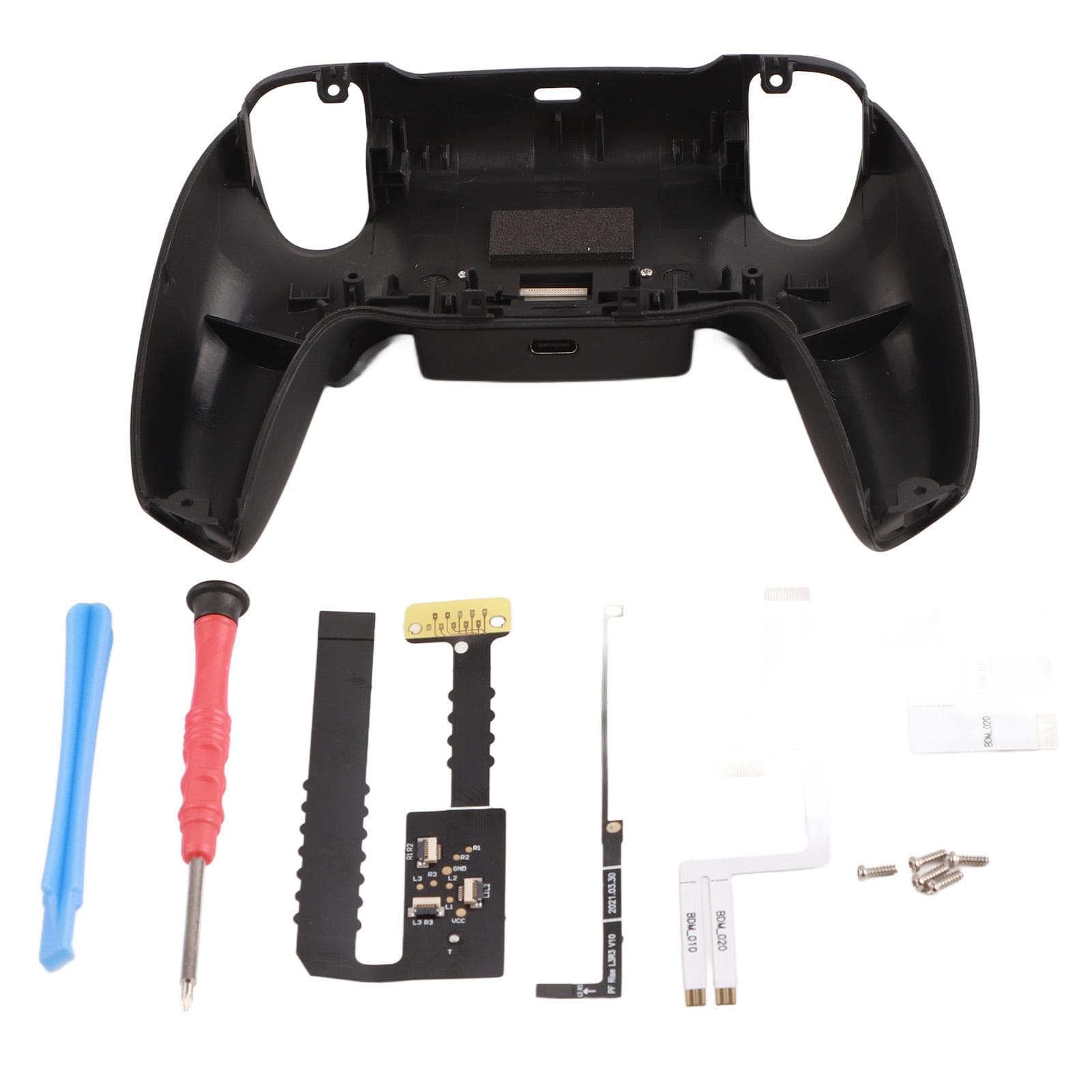 Controller Back Shell Paddle Burst Mapping Function Gamepad Dual Back Button Attachment Housing for black