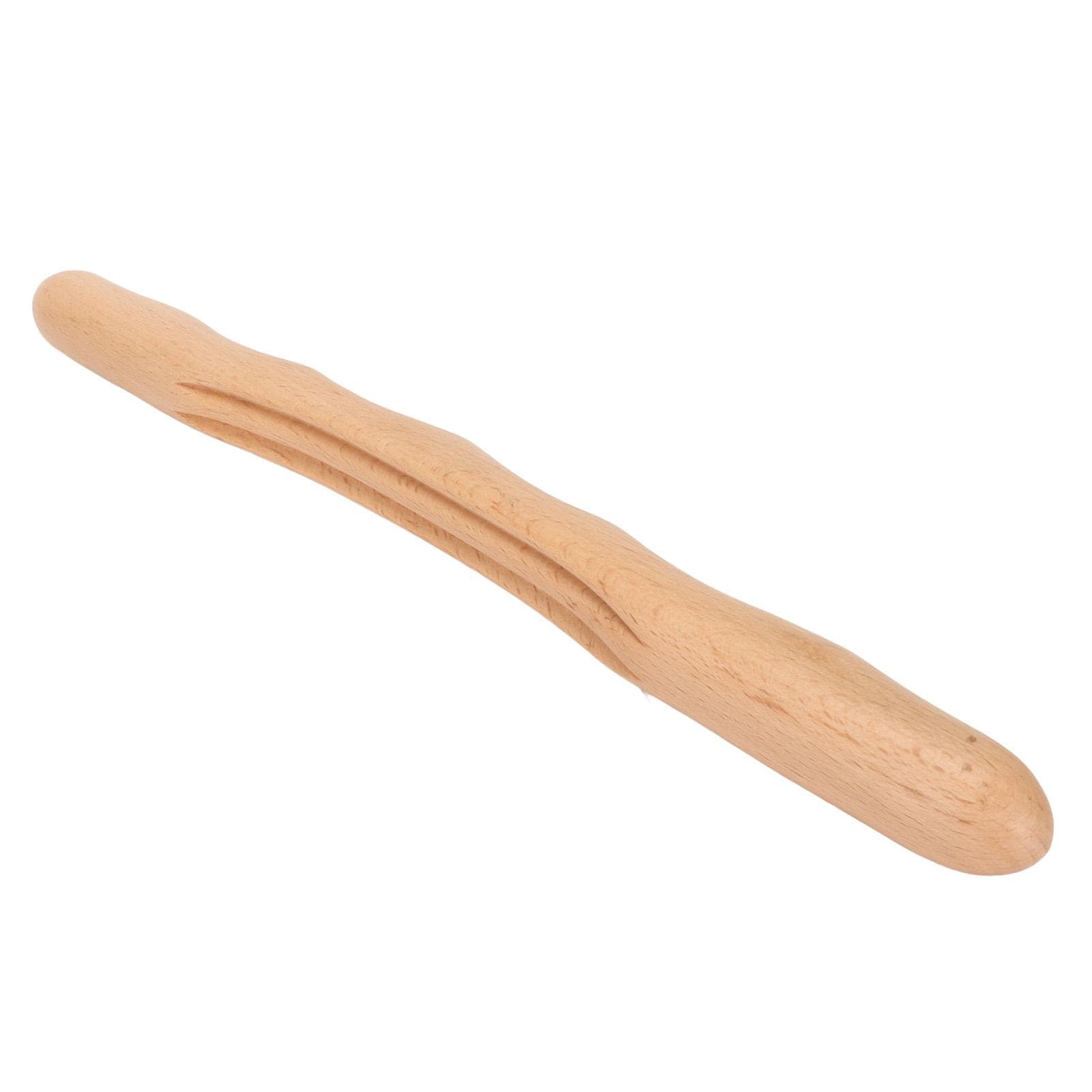 Scraping Stick Tool Beech Wood Muscle Relaxation Massage Scraping Stick for Lymphatic Drainage