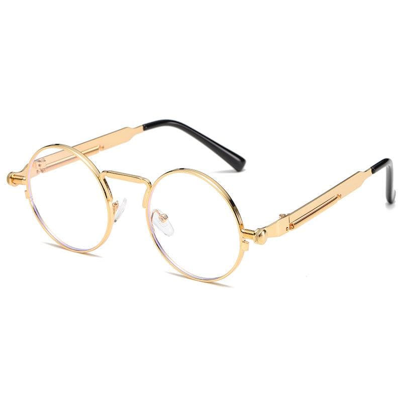 Vintage Round Sunglasses Women Men Gradient Lens Fashion Metal Frame Classic Retro Shades Outdoor Sun Glasses 1PC