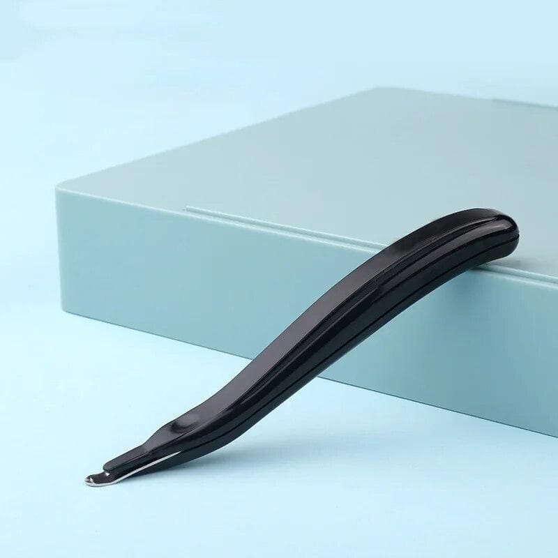 1pc Pen-shaped Staple Remover Pen Type Needle Eliminator Simple and Labor-saving Needle Eliminator Universal Keycap Puller New black