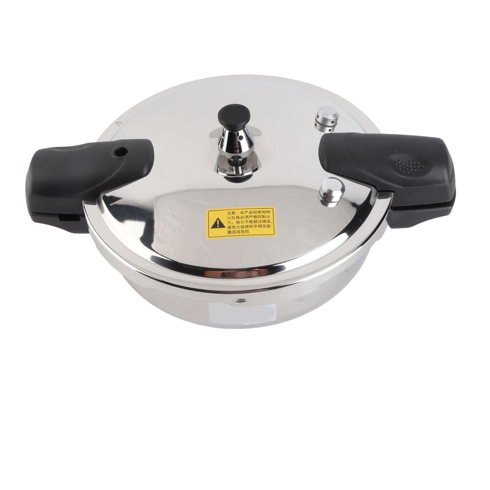 pressure Cooker with Safety Valve 80KPA Rapid Heat Conduction Stainless Steel Pressure Cooker for 22cm / 8.66in