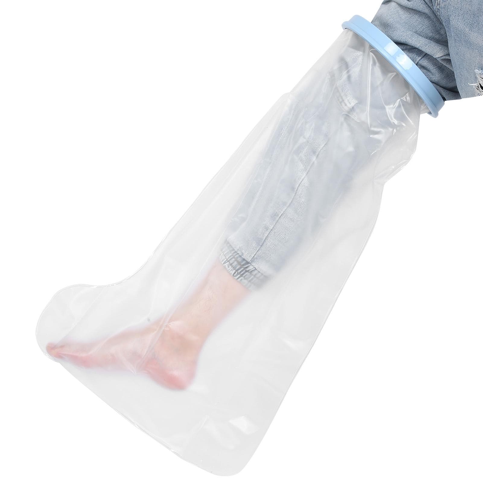 65cm Adult Foot Leg Cast Covers Waterproof Elastic Shower Cast Protector for Foot Leg Wounds