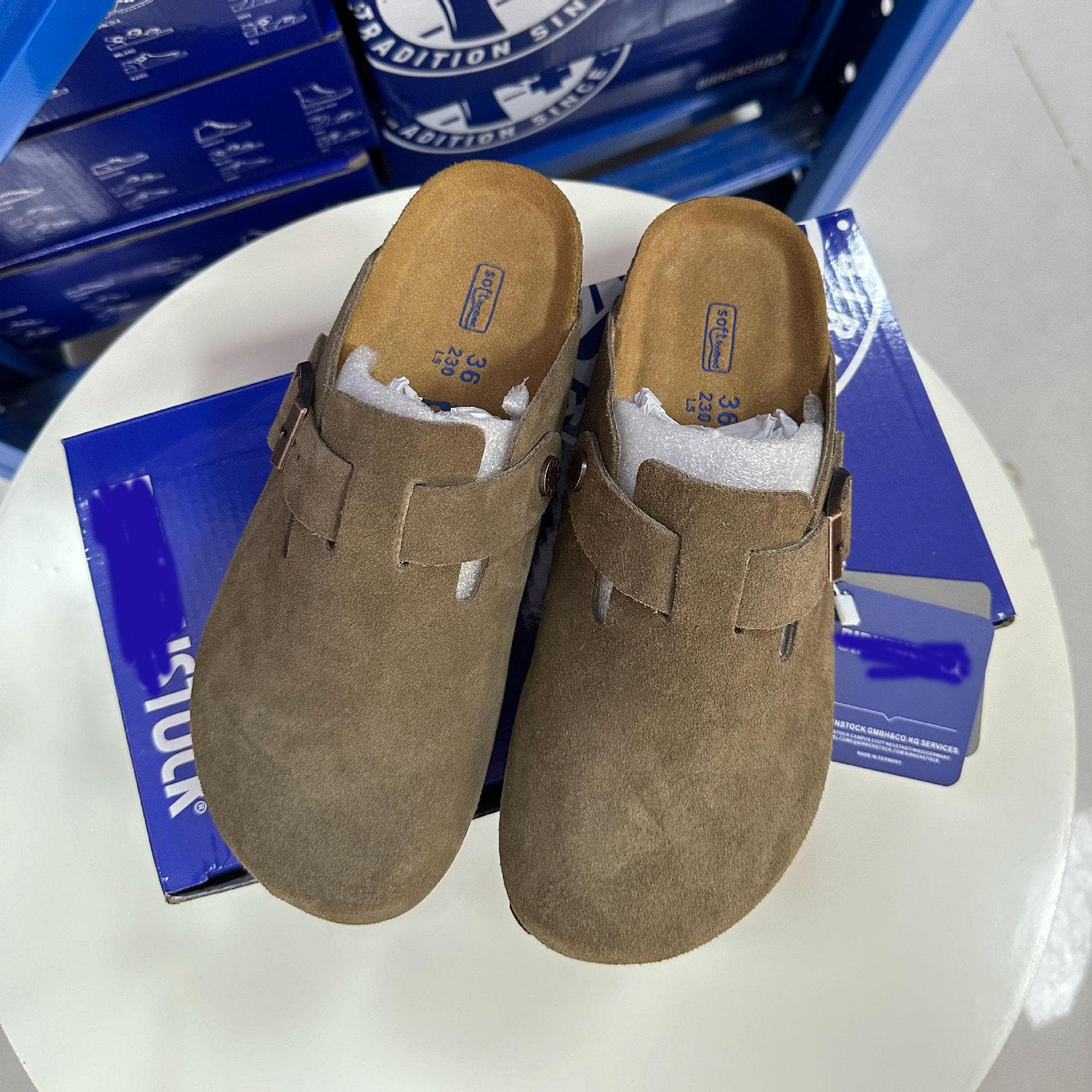 Boken Shoes, Toe Caps, Slippers, Genuine Cowhide, Cork, Retro Thick Sole, Japanese Style, Ugly and Cute, Outdoor Cool Slippers 39