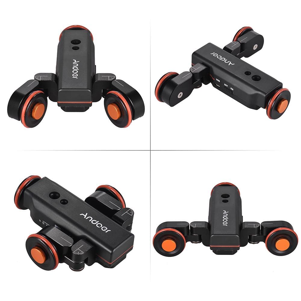 L4 PRO Motorized Camera Video Dolly with Scale Indication Electric Track Slider Wireless