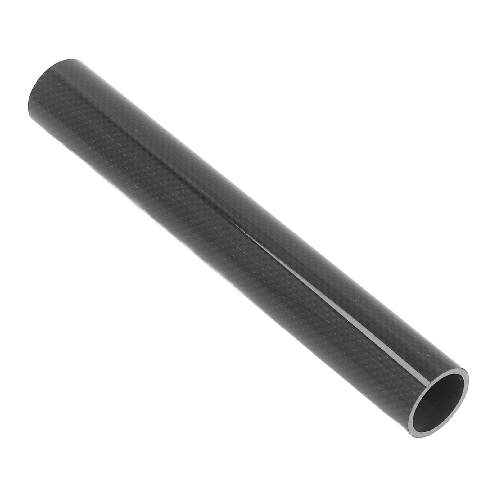 25cm 28.6mm Bike Front Fork Spacer Glossy 3K Carbon Fiber Bicycle Front Fork Washer Headset Stem