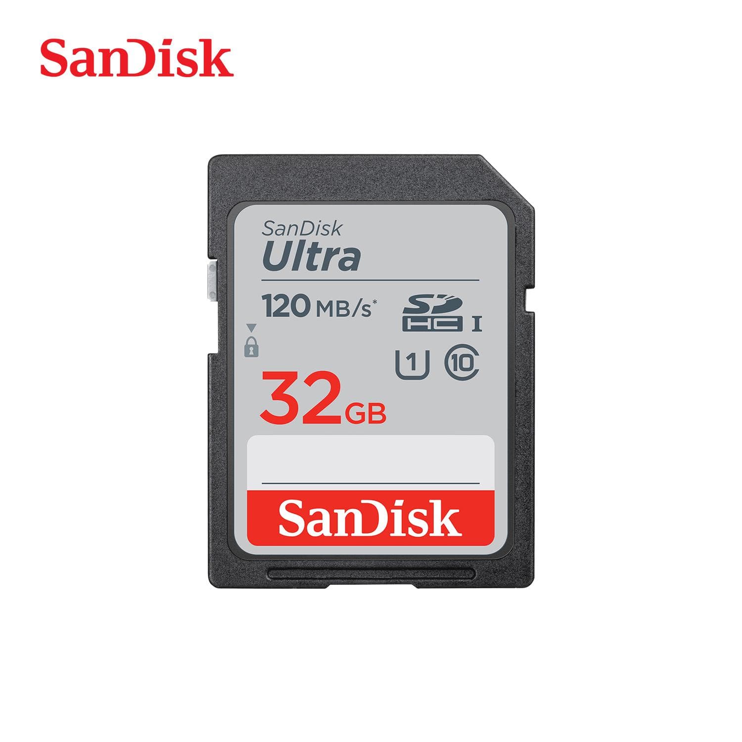 SanDisk 128GB Ultra SD Card SDHC UHS-I card and SDXC Memory card 32GB 64GB 256GB 512GB Original SD Card for Camera Up to 120-150Mb/s Flash Card 【32GB】
