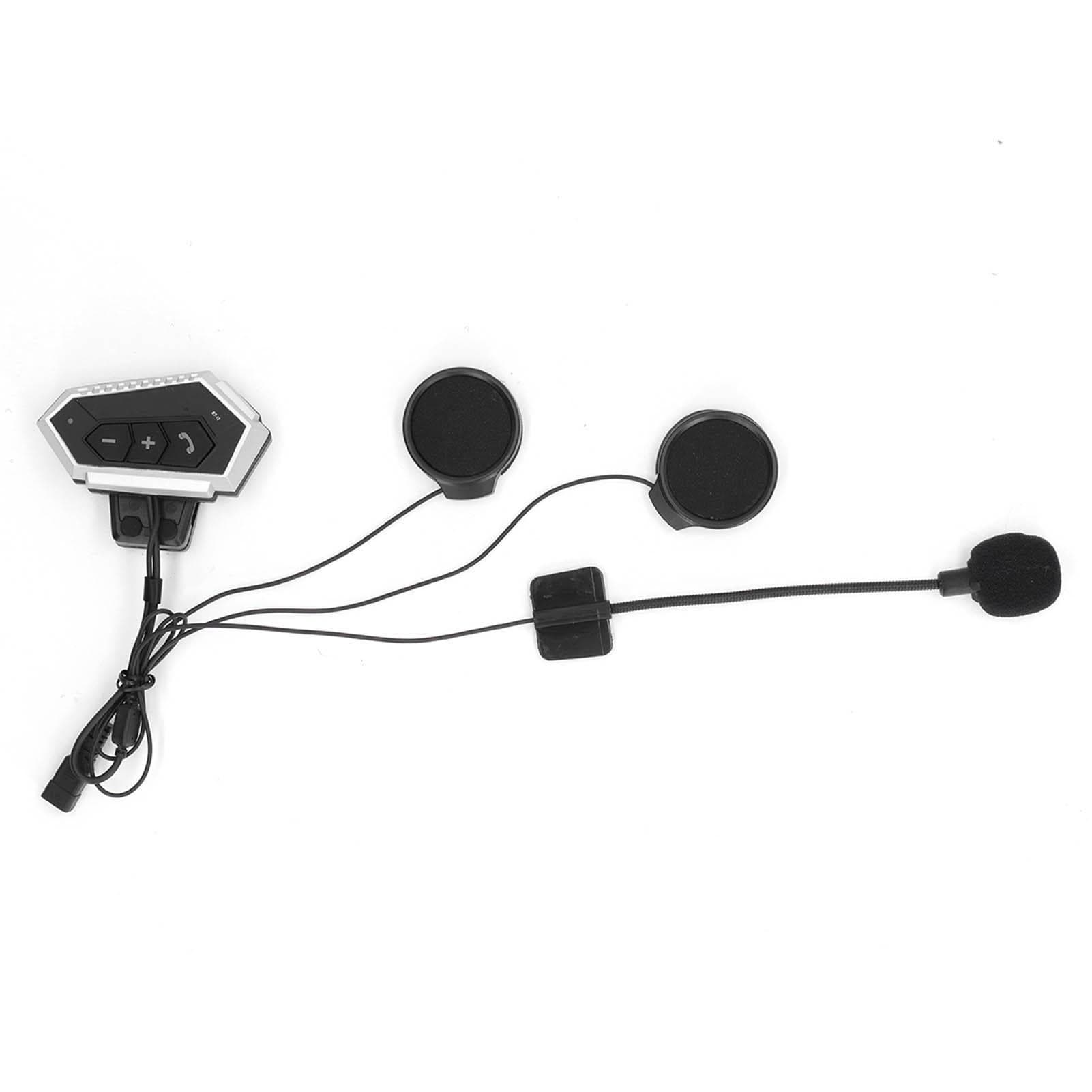 Motorcycle Helmet Bluetooth Headset Working Time 120 Hours Hands Free Call Waterproof Wireless