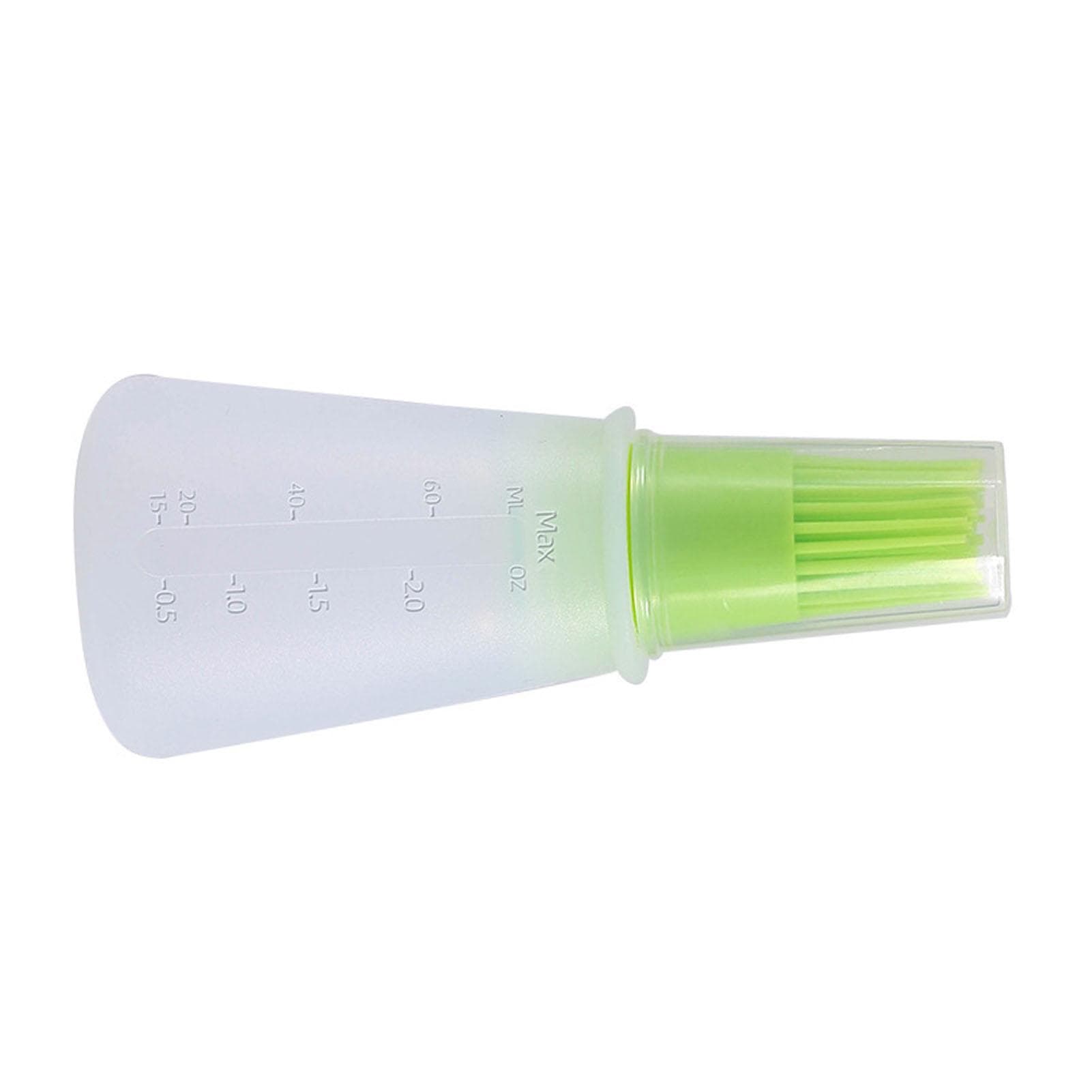 Silicone Oil Bottle Brush Outdoor BBQ Seasoning Brush with Scale Barbecue Oil Brush Kitchen Gadgets