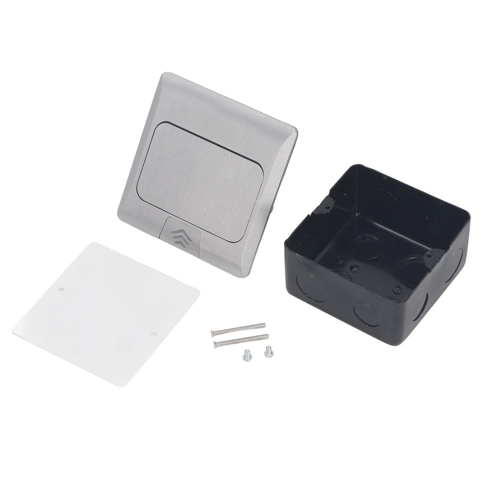 Recessed Floor Electrical Outlet Kit and Dual USB Port Waterproof Electrical Outlet Cover Box