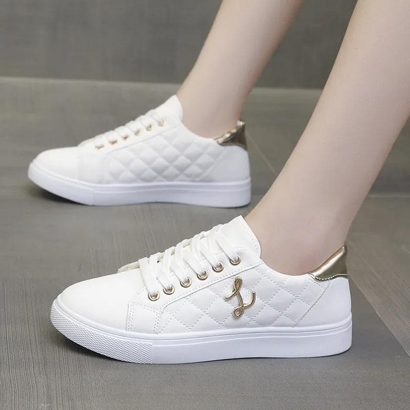 Women's Sneakers Fashion Breathable Flat Shoes Woman Soft Sole Walking Vulcanized Shoes Women Casual Sneaker Zapatos De Mujer 35