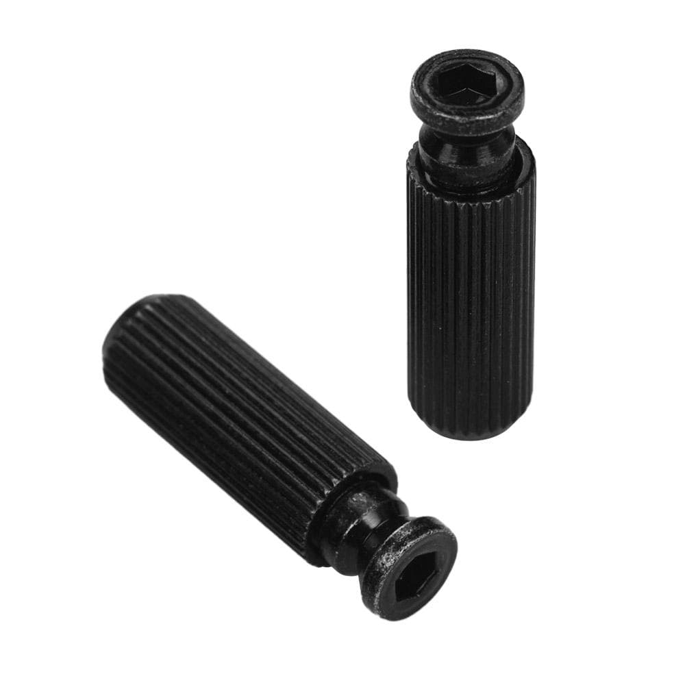 2PCS Metal Electric Guitar Tremolo Bridge Studs Anchors Screws Diameter 8MM Accessories Pack of 2 black