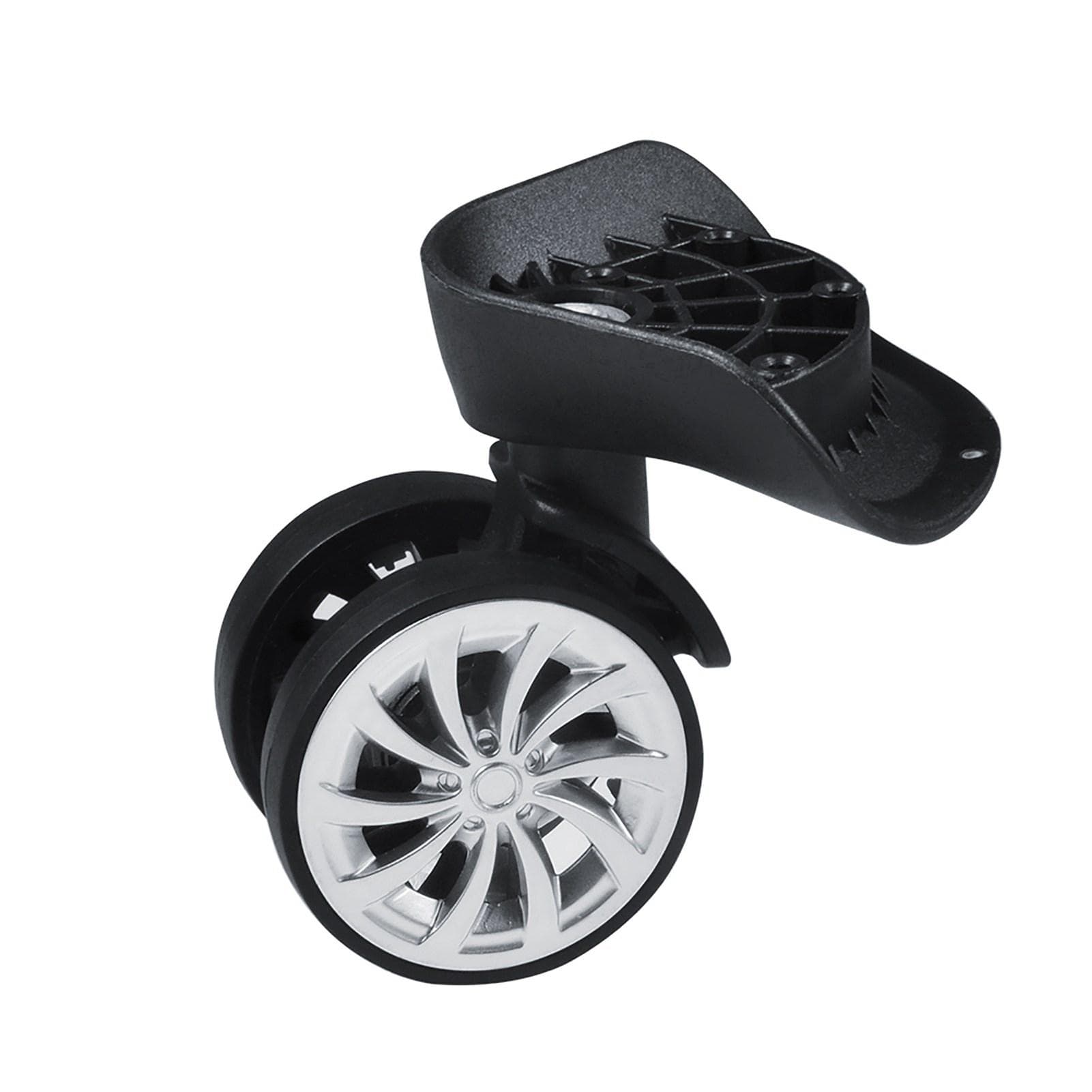 Swivel Wheel Replacement Luggage Travel Suitcase Wheels Plastic white
