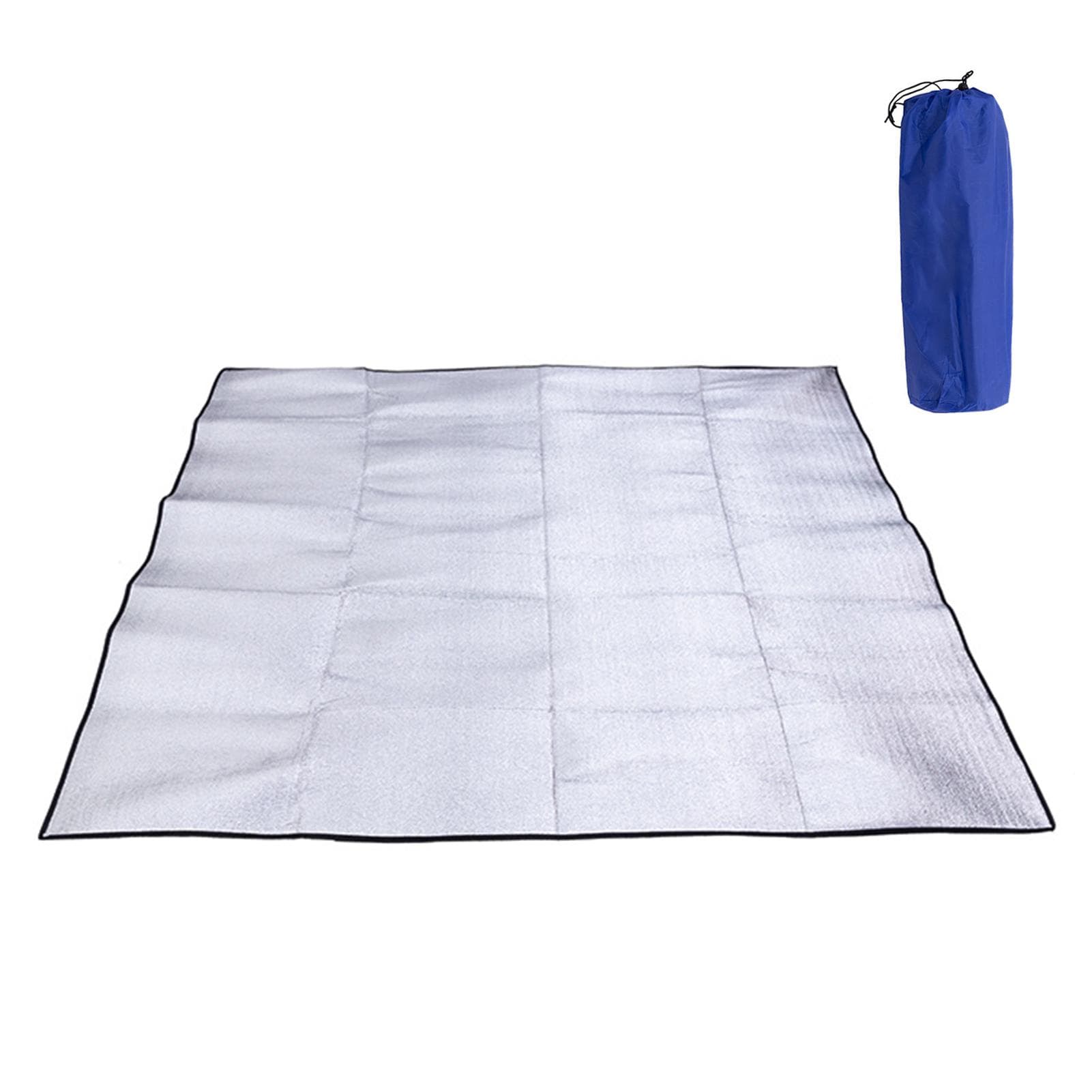 Ultralight Waterproof Camping Mat Picnic Blanket Beach Mattress Sleeping Pad Aluminum Foil EVA Foam 1.5m