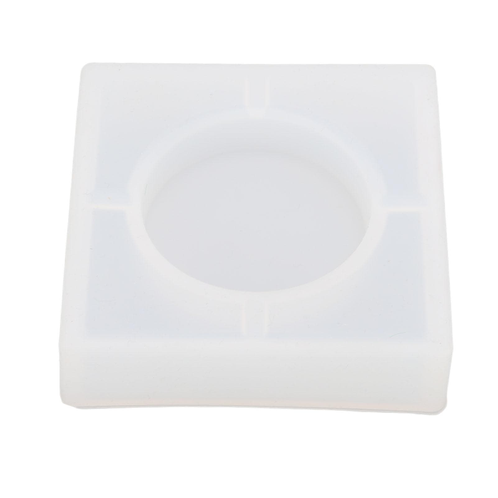 Ashtray Silicone Mold Tetragonum Multi Purpose Easy to Demold Reusable Jewelry Storage Resin Molds