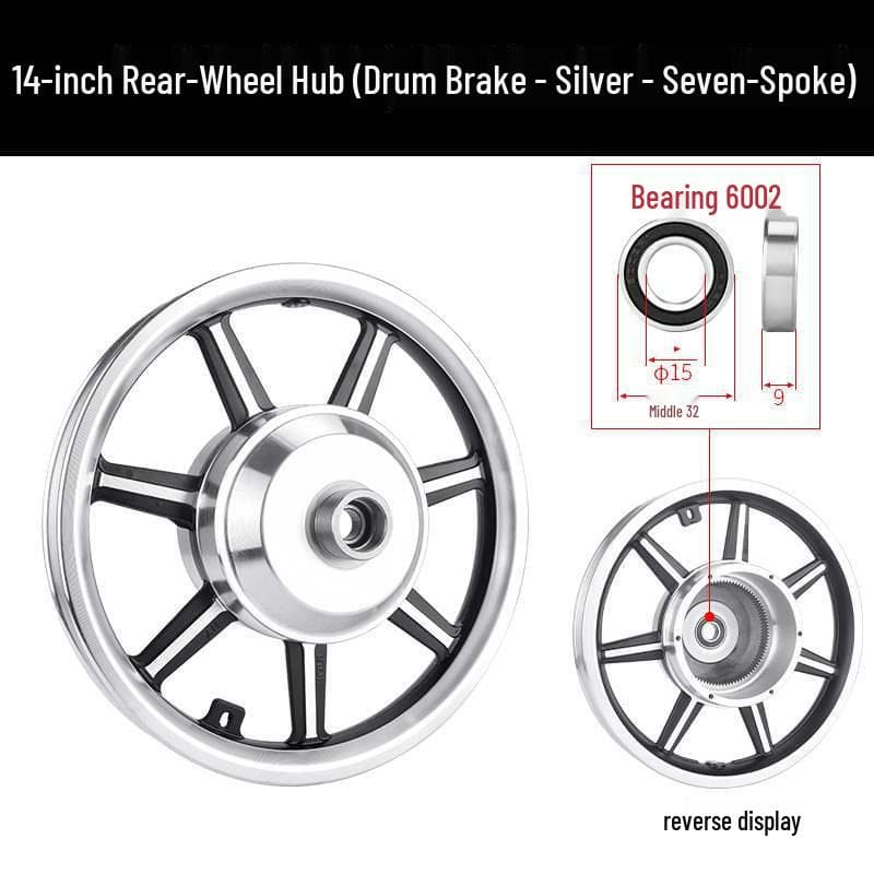 14  Folding Electric Bicycle Motor 36V/48V 350W-500W Front/Rear Drive High-Speed Hub