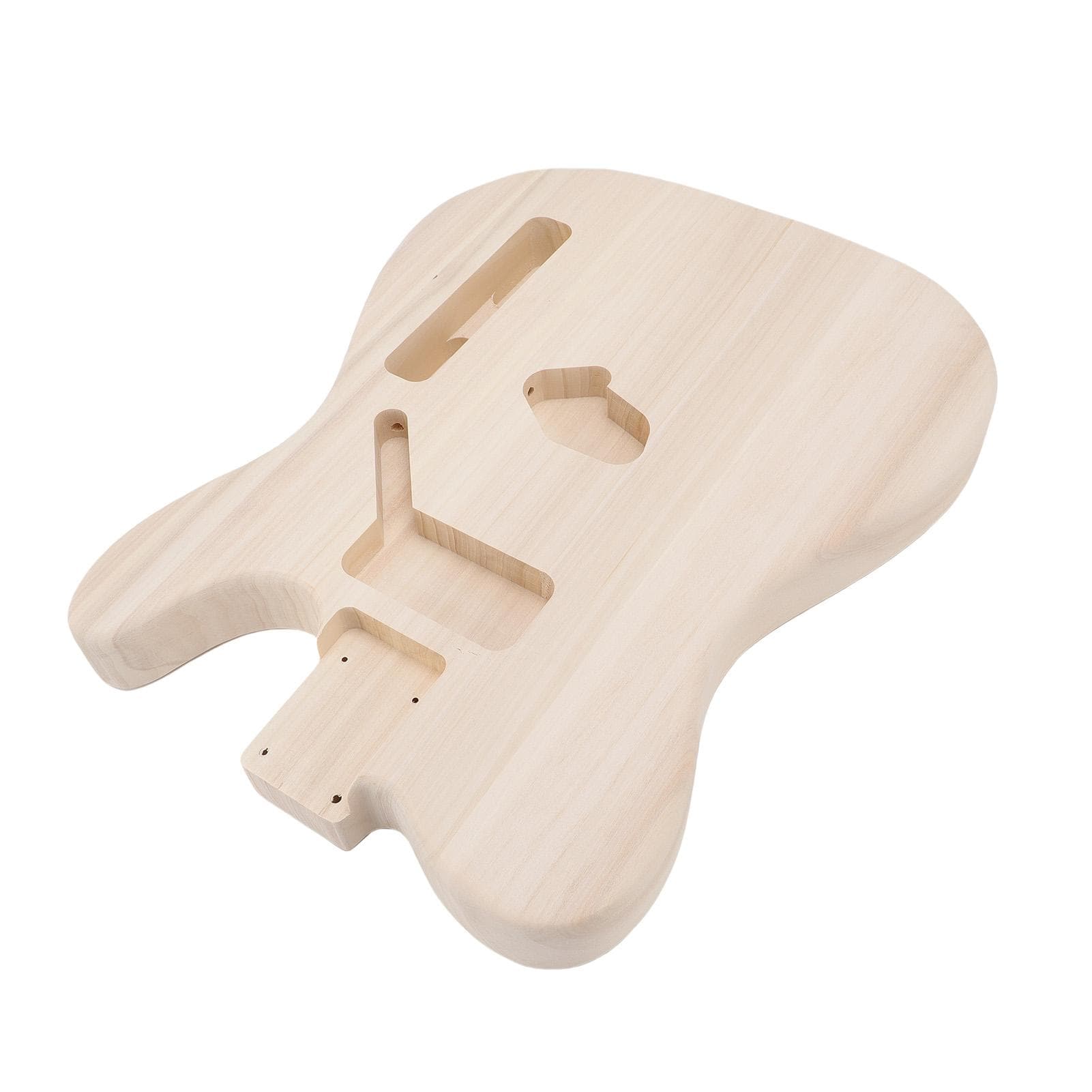 Electric Guitar Body Replacement for TL Style Poplar Wood Unfinished Stringed Instrument Body