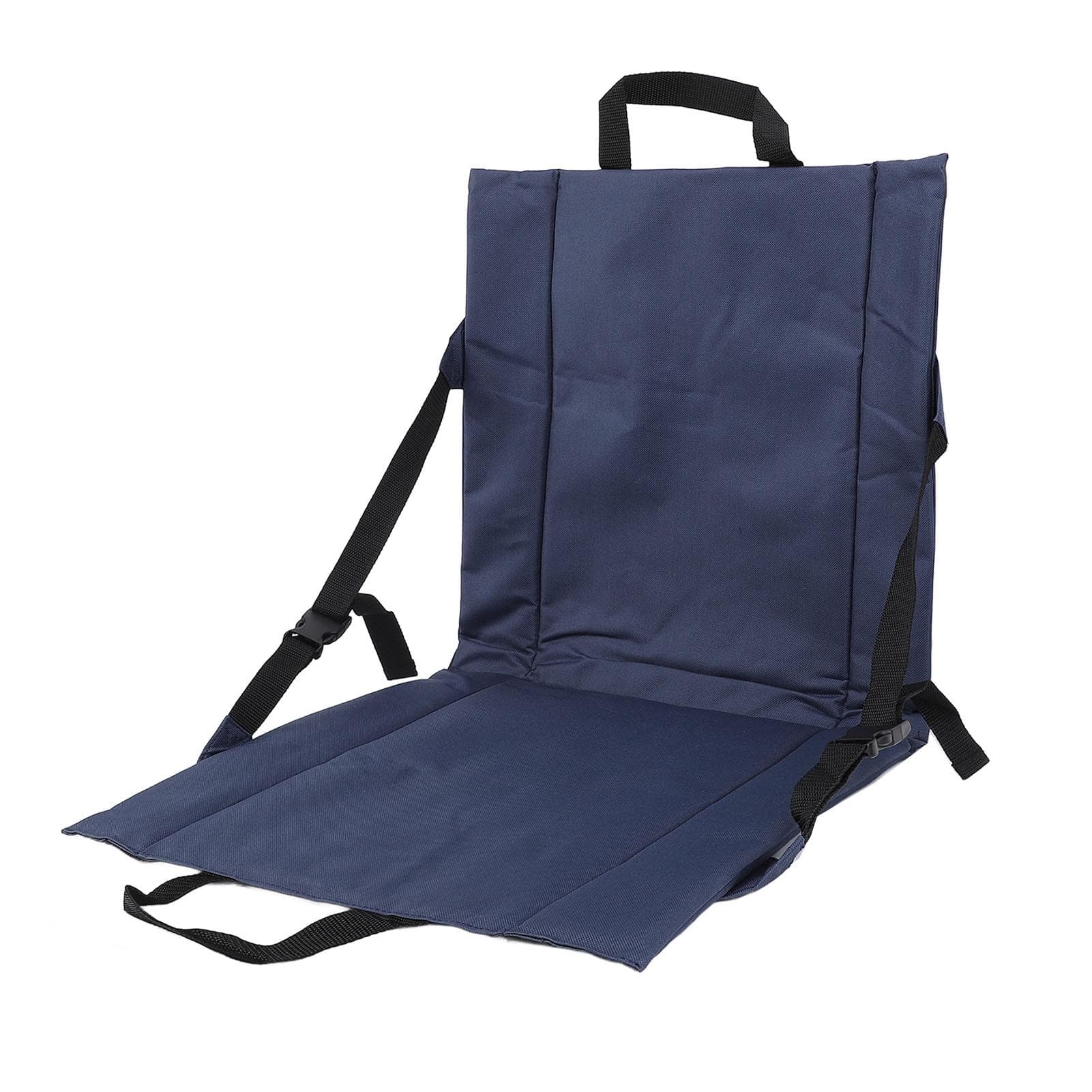 Portable Stadium Seat Cushion Foldable Oxford Cloth Outdoor Cushion with Backrest for Sports Events