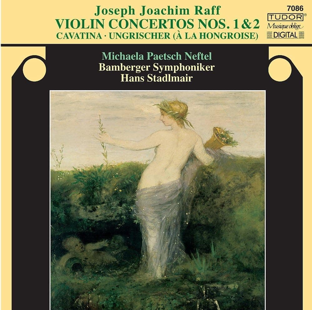 CD RAFF, HANS STADLMAIR, BAMBERG SYMPH - Raff: Violin Concerto No. 1/No. 2/C 7086 Europe Classical Used