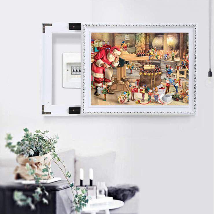 Diamond Embroidery Wall Decor Round Diamond Painting Crystal Mosaic Picture of Rhinestone 20X30CM