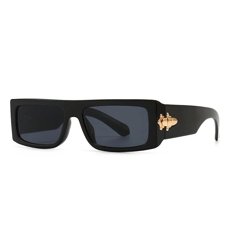 Fashion Vintage Rectangle Sunglasses Women Men Luxury Brand Designer Small Frame Flat Top Gradient UV400 Sun Glasses 1PC