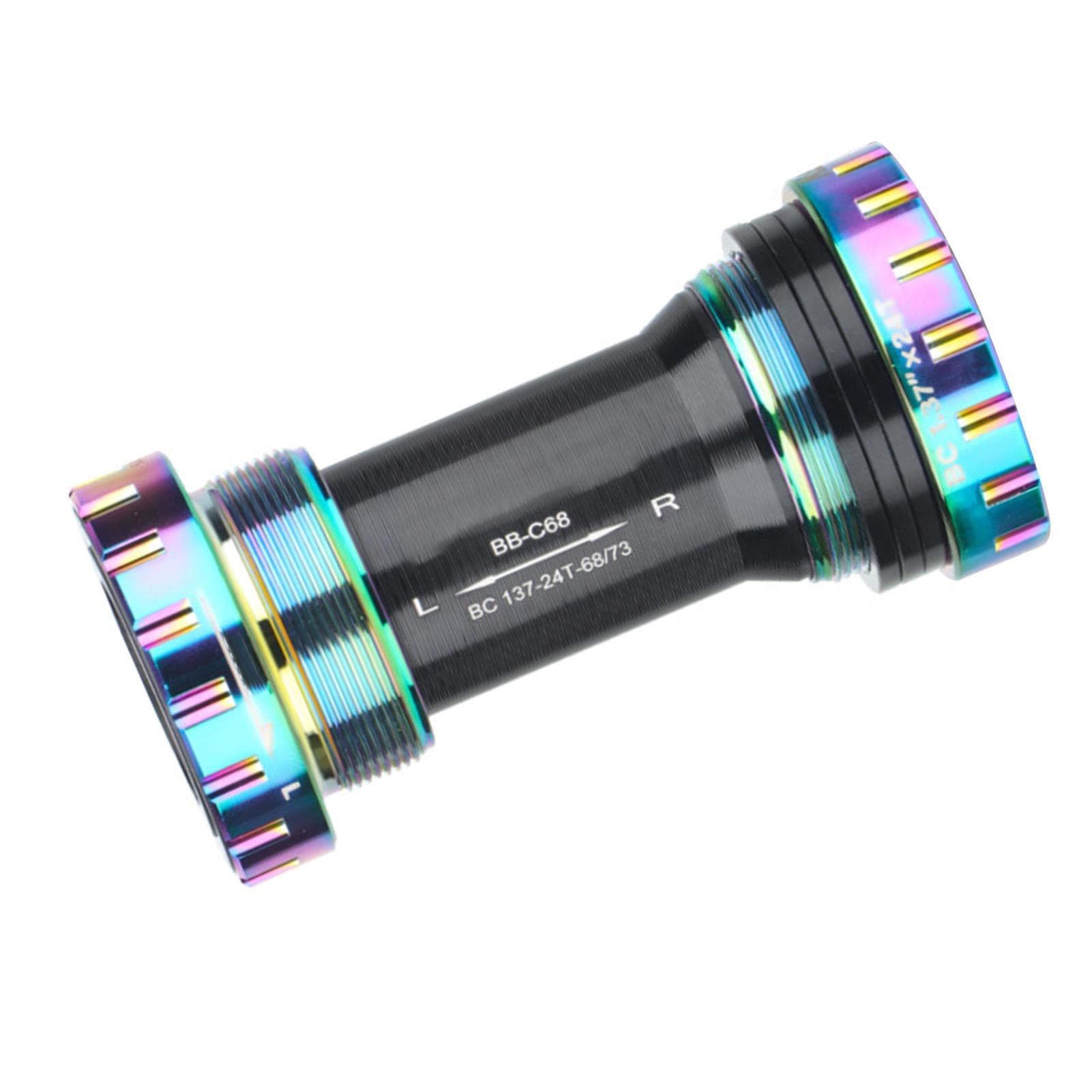 Bike Bottom Bracket Aluminum Alloy Resin Rust Prevention Long Durability for Mountain Road Bikes