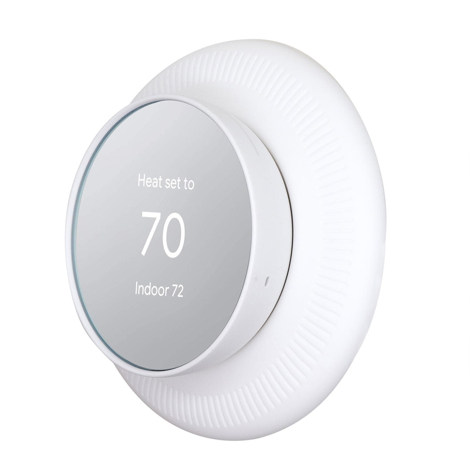 Wall Plate Cover Replacement for Google Nest Thermostat Soft Silicone Wear-resistant Easy white