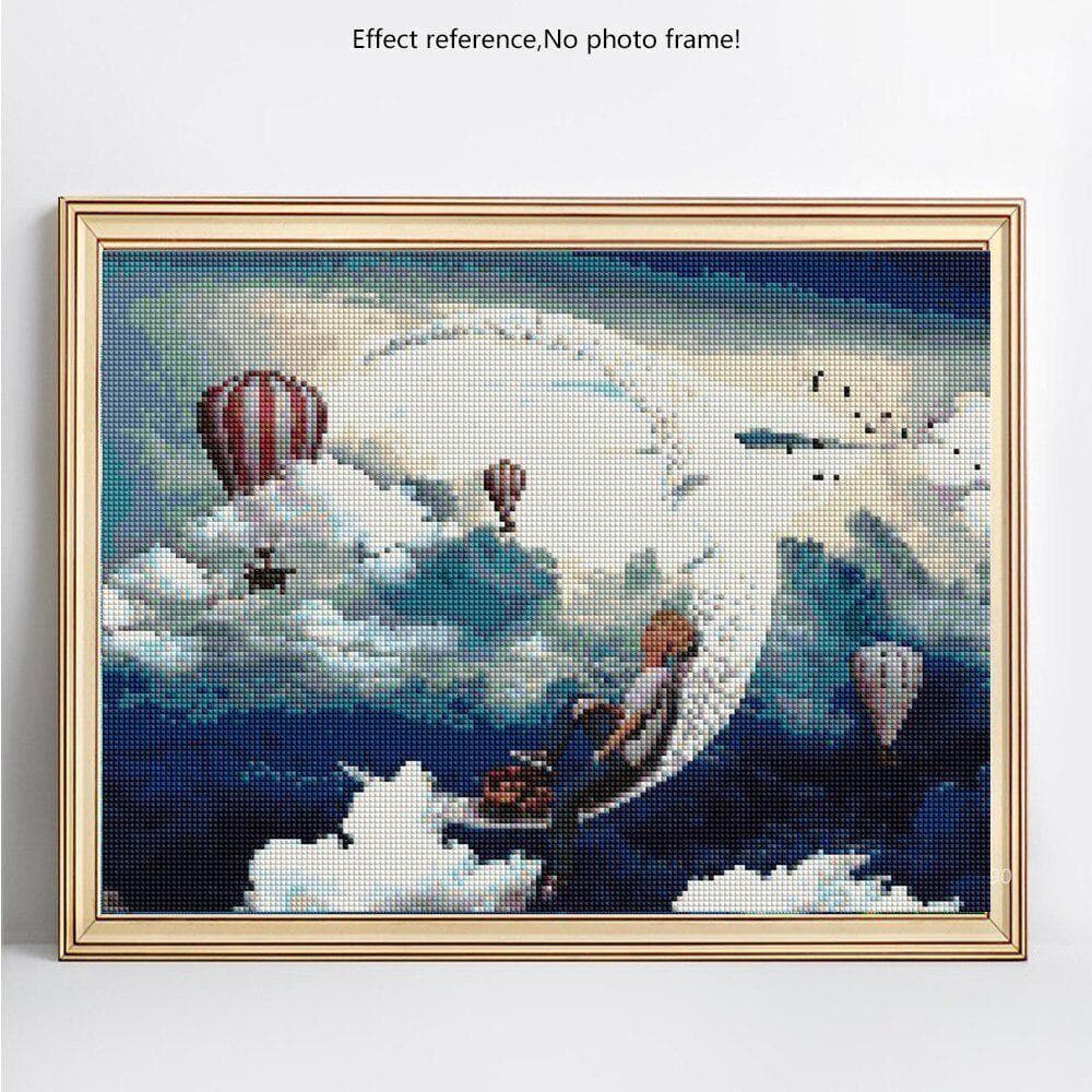 Diamond Painting Scenic Diamond Embroidery For Children Diamond Mosaic Scenery Rhinestones Pictures 20X30