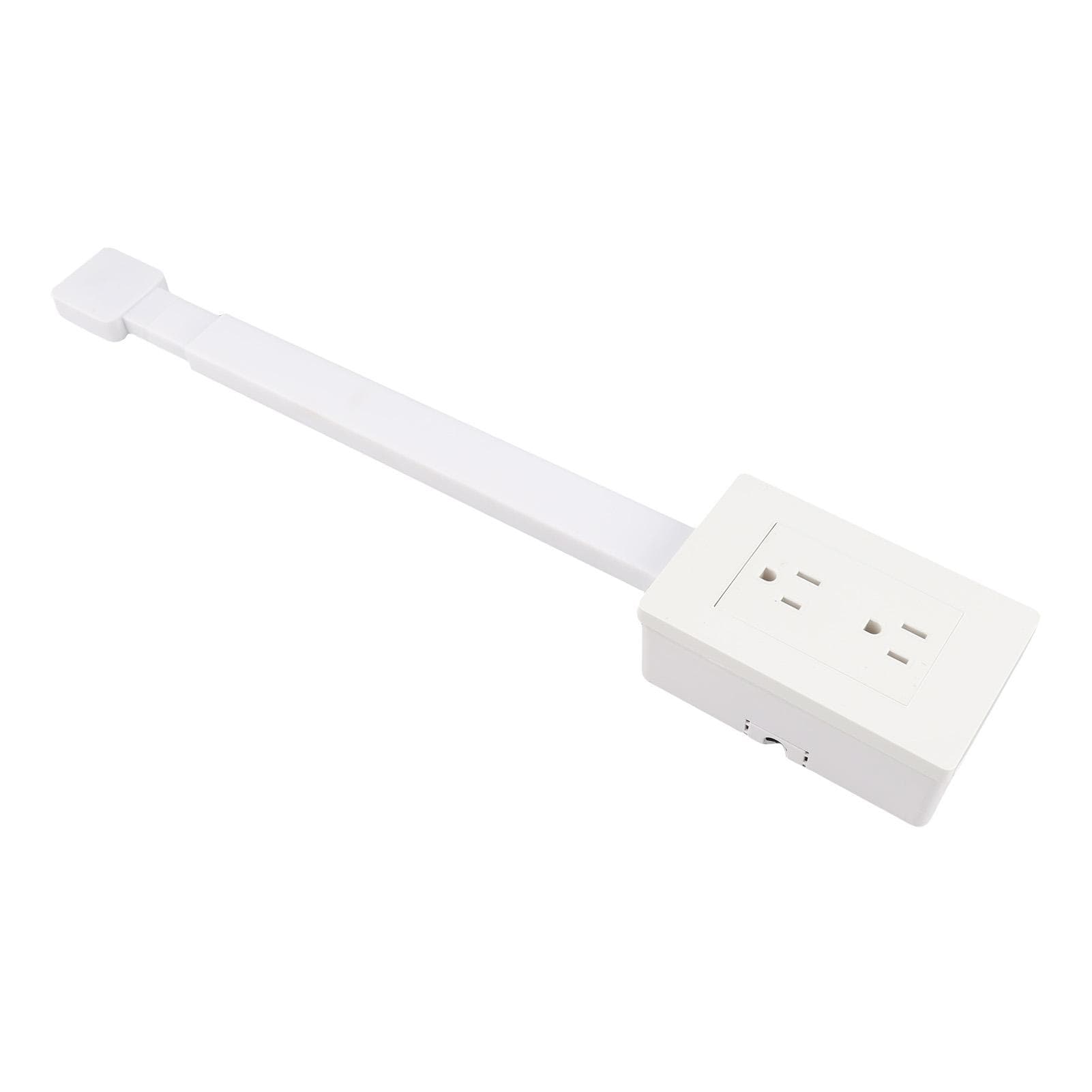 Power Socket Expander 3 Prong Electrical Outlets Power Strip 22 to 34 Inch Extension 180 Degree