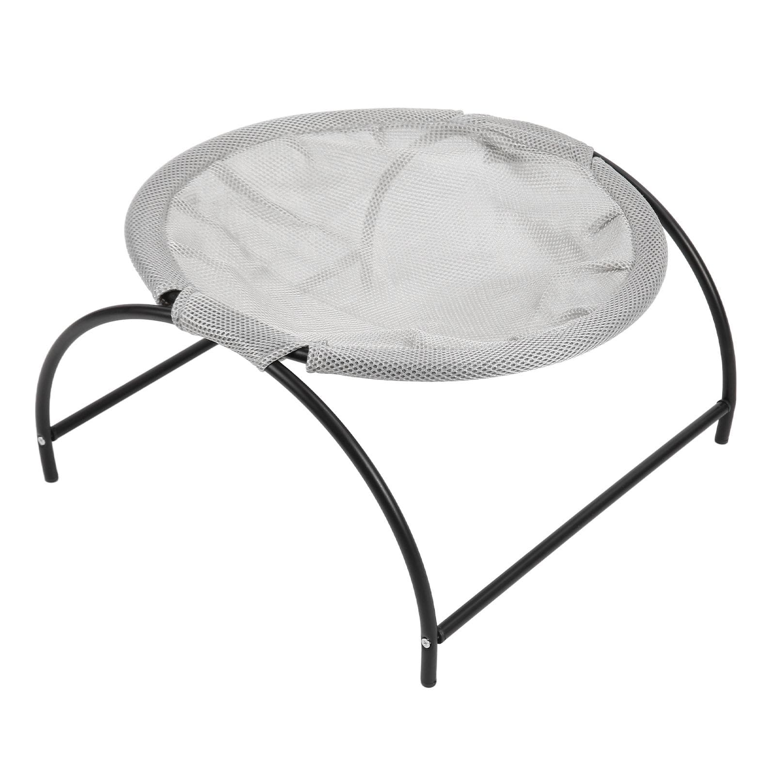 Cat Hammock Bed Stainless Steel Canvas Detachable Elevated Raised Small Dog Pet Hammock Bed for gray