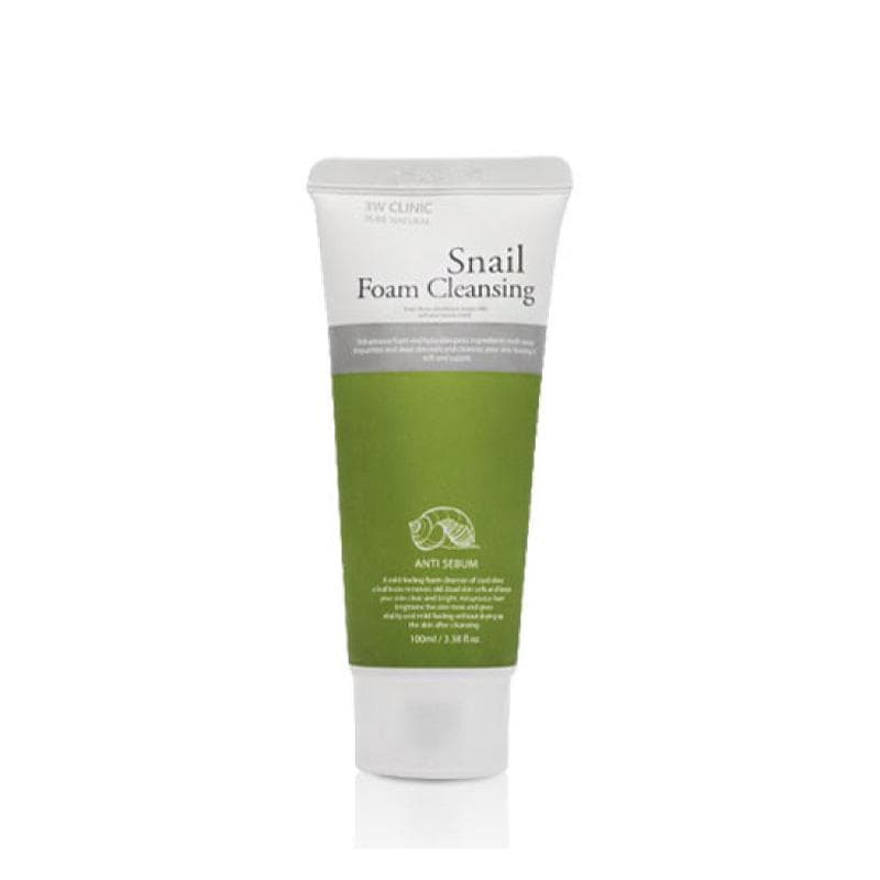 3W CLINIC Snail Foam Cleansing 100ml (3 Options) 1PCS