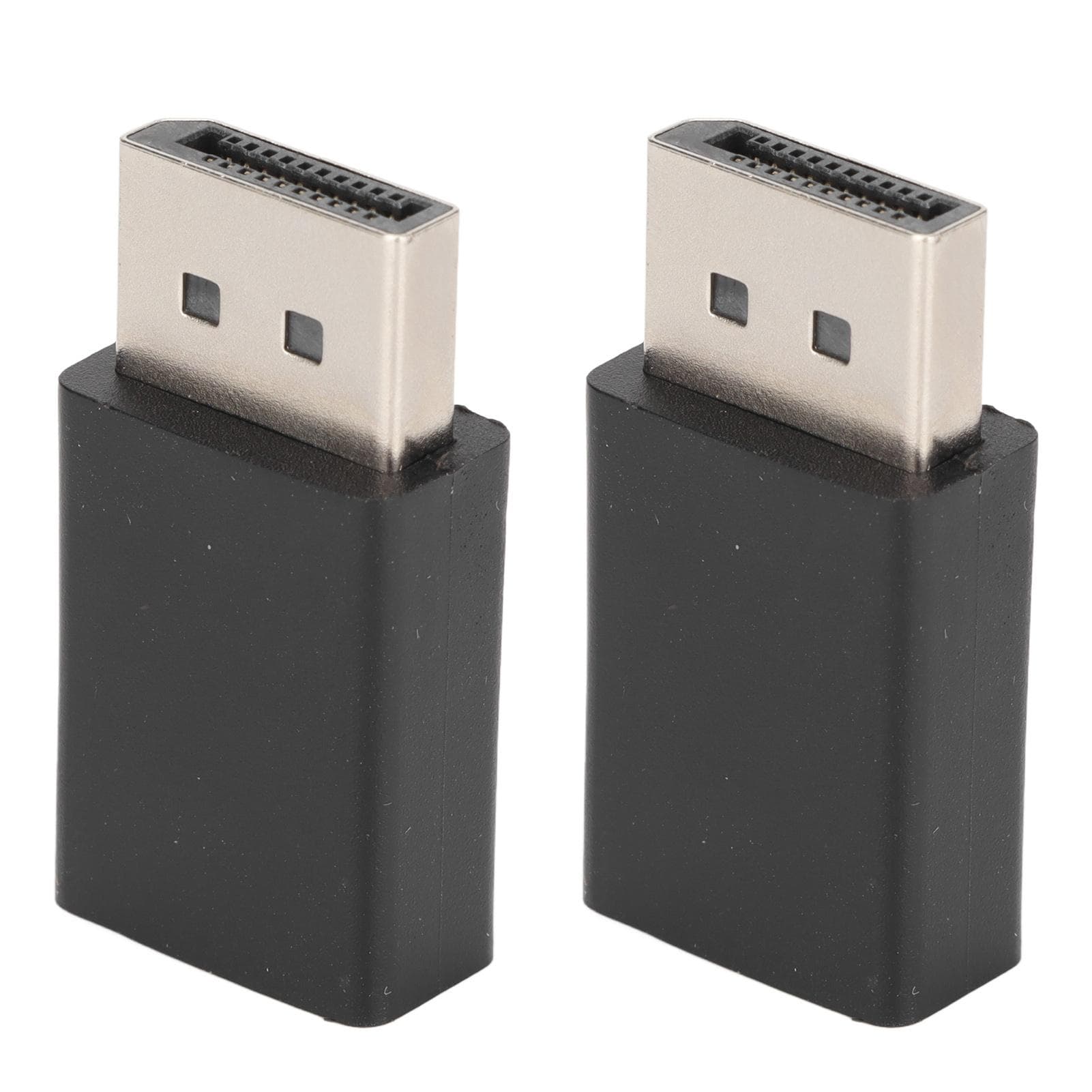 2Pcs DP Male to MINI DP Female Adapter High Resolution 8K 2 Modes Small Portable Lightweight