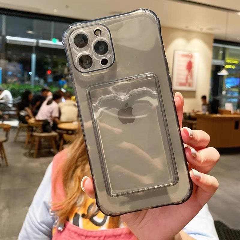 Photos Are Suitable for Apple 14 Mobile Phone Case Card Package Full-package Anti-fall IPhone13/12promax Protective Case Transparent Apple 11promax