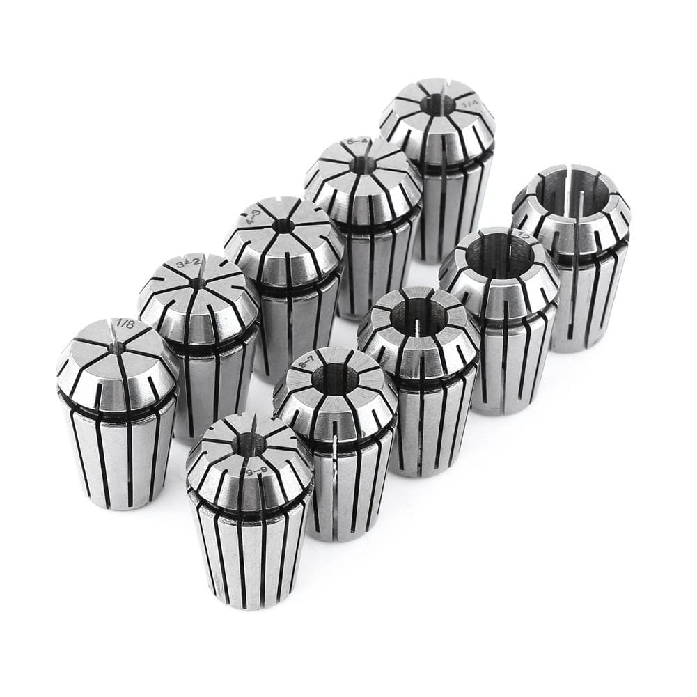 10pcsset ER20 High Precision Spring Steel Collet Set CNC Milling Lathe Tool