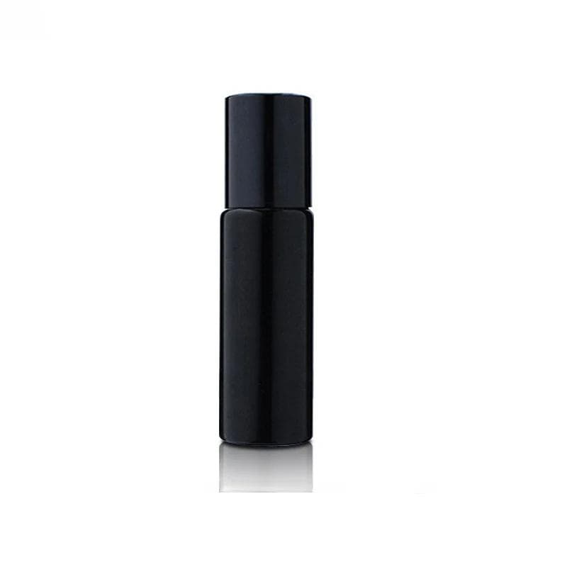 5ML Metal Roller Refillable Bottle Essential Oil Roll-on Glass Perfume Bottles Cosmetics Container lotion Spray Atomizer black