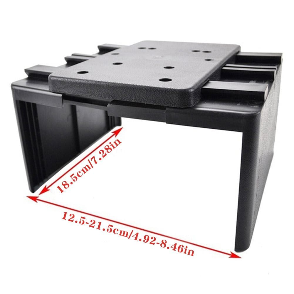 Universal Car Armrest Arm Rest Storage Box Center Console Storage Box black