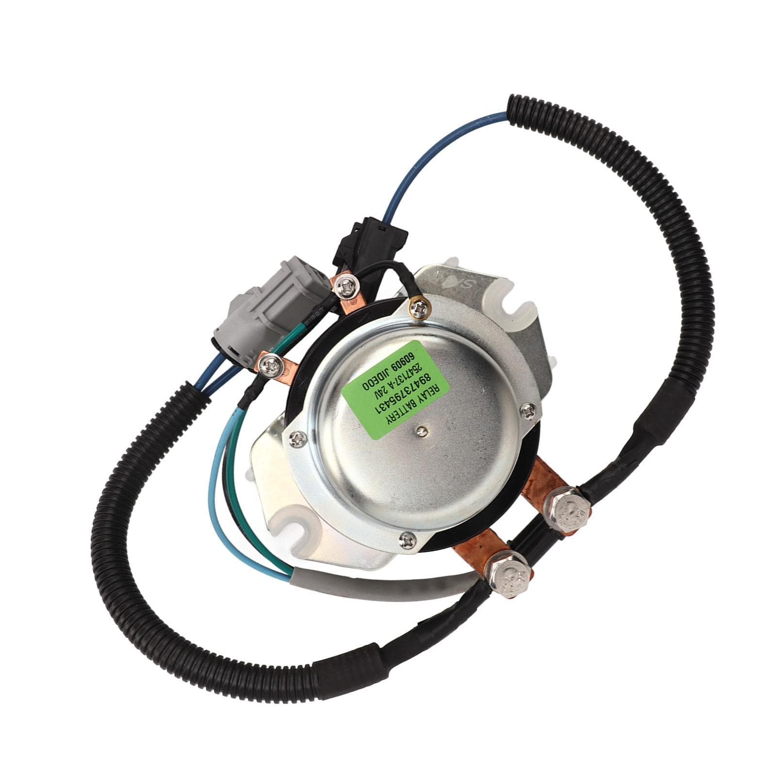 24V Excavator Battery Relay Switch Red Copper Terminal Main Power Switch Replacement for Kobelco