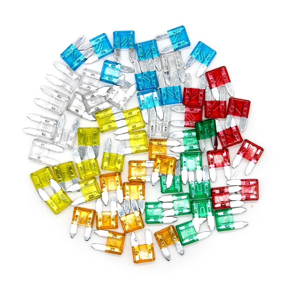 60pcs Standard Blade Auto Car Assorted Fuse Assortment Kits Sets 5A-30A