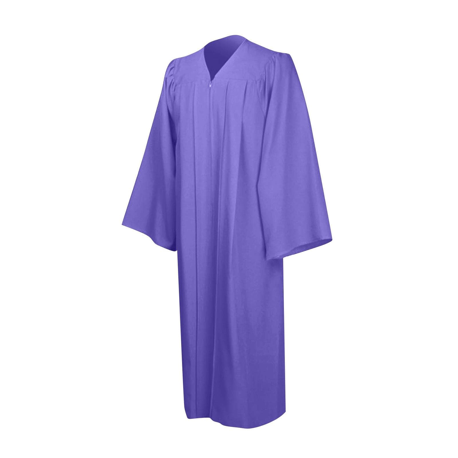 Unisex Choir Robes For Church Baptism Officiant Confirmation Costume,Graduation Gown Pastor &judges Robe XXL purple